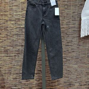 Calvin Klein Jeans Women's High-Rise Straight-Leg Jeans -‎ Storm Size 24